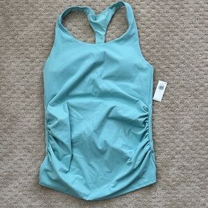 Old Navy Light Teal Racerback Maternity Exercise Tank Top - Women's